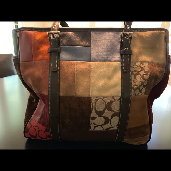 Coach Handbags - Coach Patchwork Tote Coach Handbags - Coach Patchwork Tote
